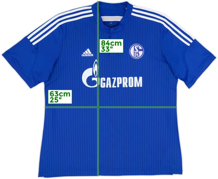 2014-16 Schalke Home Shirt - 6/10 - (XXL)