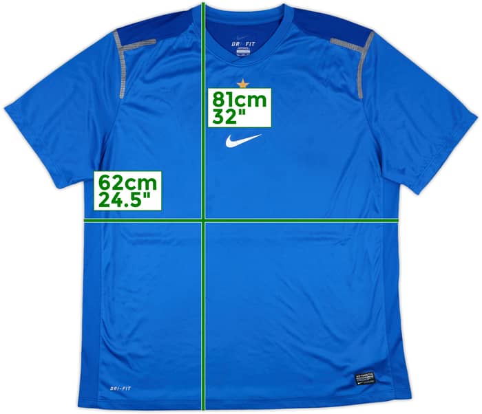 2012-13 Inter Milan Authentic Nike Training Shirt - 9/10 - (XXL)