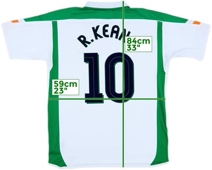 2003-05 Ireland Away Shirt R.Keane #10 - 10/10 - (XL)