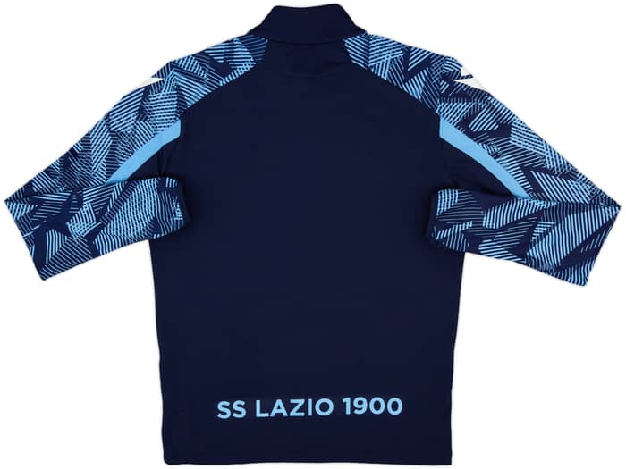 2019-20 Lazio Macron 1/4 Zip Drill Top - 9/10 - (S)