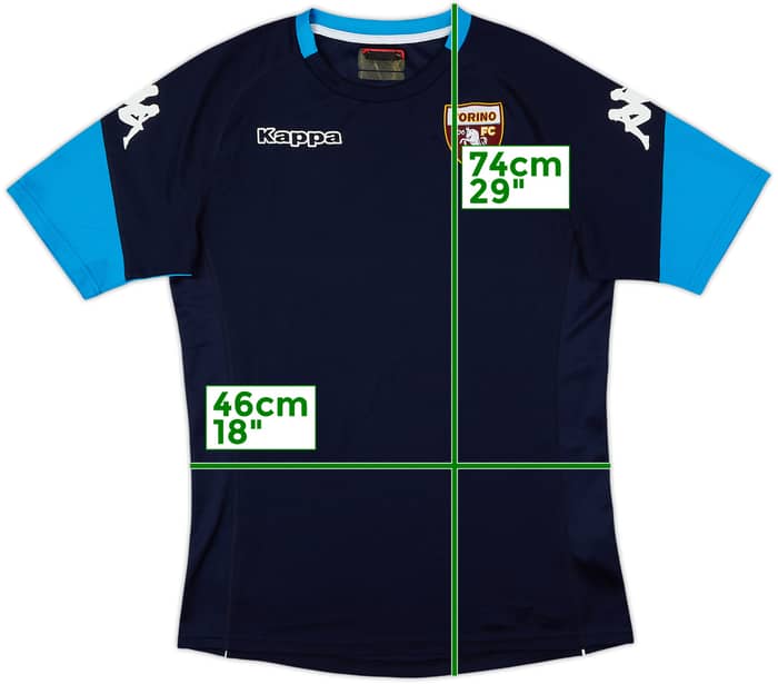 2017-18 Torino Kappa Training Shirt - 7/10 - (L)