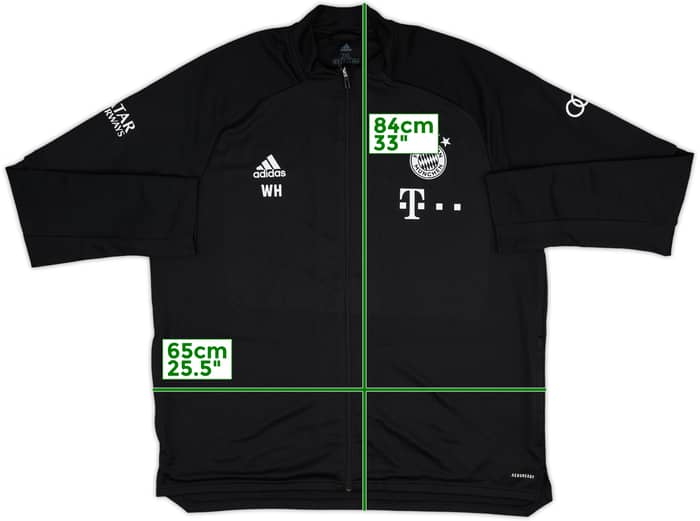 2020-21 Bayern Munich adidas Staff Issue Track Jacket WH - 8/10 - (XXL)