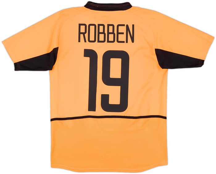 2002-04 Netherlands Home Shirt Robben #19 - 8/10 - (XL.Boys)