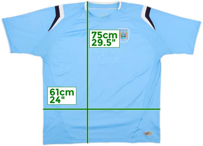 2005-06 Manchester City Home Shirt - 3/10 - (3XL)