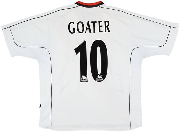 2002-03 Manchester City Away Shirt Goater #10 - 7/10 - (XL)