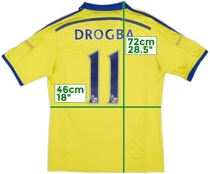 2014-15 Chelsea Away Shirt Drogba #11 - 6/10 - (M)