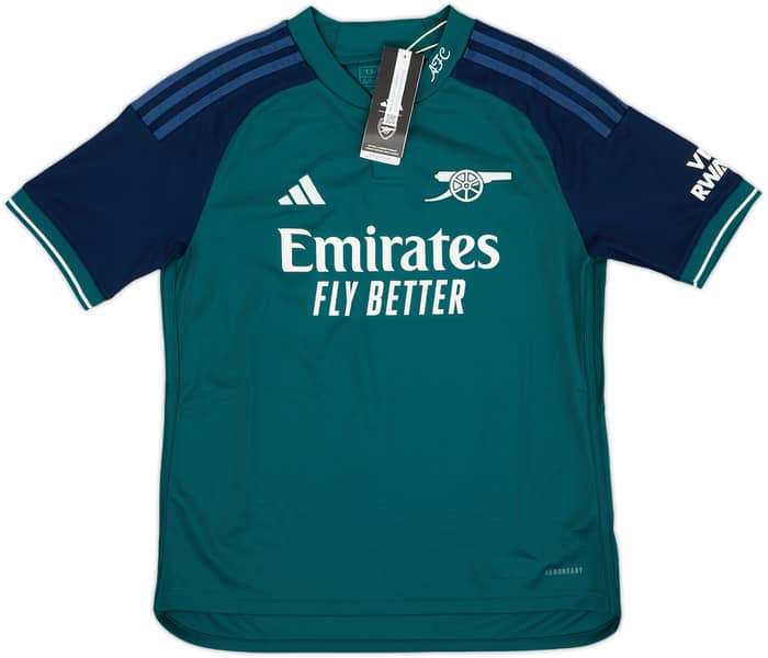 Camiseta de la tercera equipación del Arsenal 2023-24 Saka #7 (Niños L)