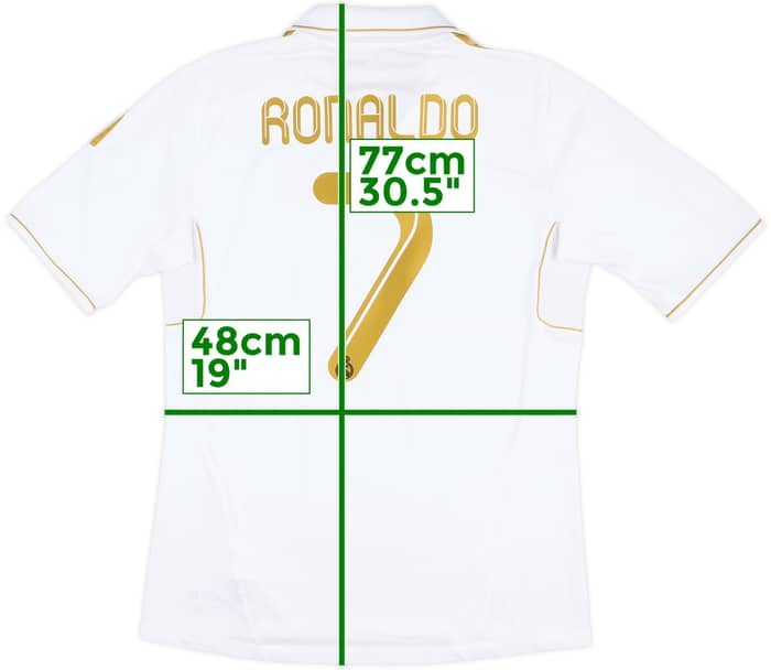 2011-12 Real Madrid Home Shirt Ronaldo #7 - 6/10 - (M)