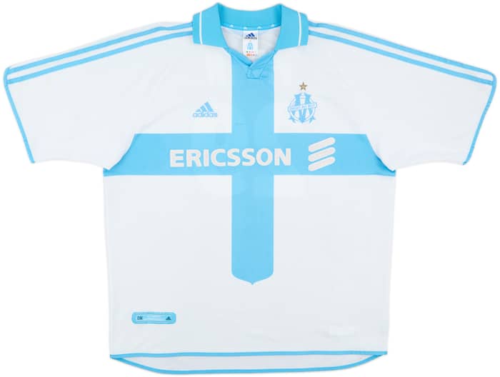 2000-01 Olympique Marseille Home Shirt Weah #29 - 5/10 - (XL)