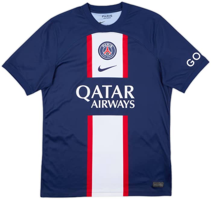 2022-23 Paris Saint-Germain Home Shirt Mbappe #7 - 8/10 - (M)