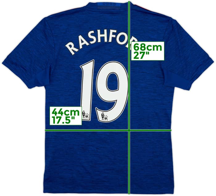 2016-17 Manchester United Away Shirt Rashford #19 - 8/10 - (S)