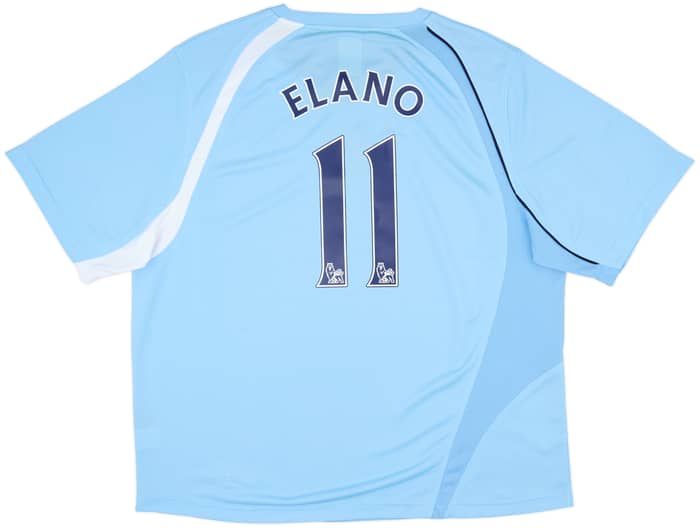 2008-09 Manchester City Home Shirt Elano #11 - 9/10 - (XXL)