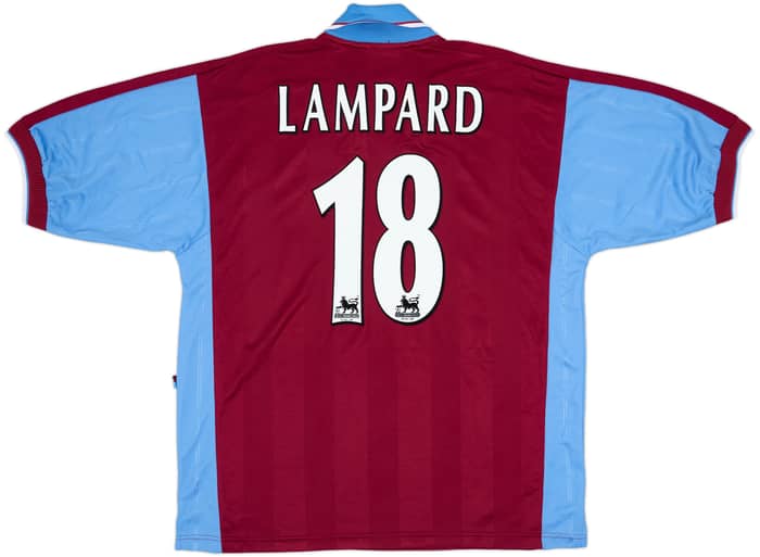 1997-98 West Ham Home Shirt Lampard #18 - 10/10 - (XL)