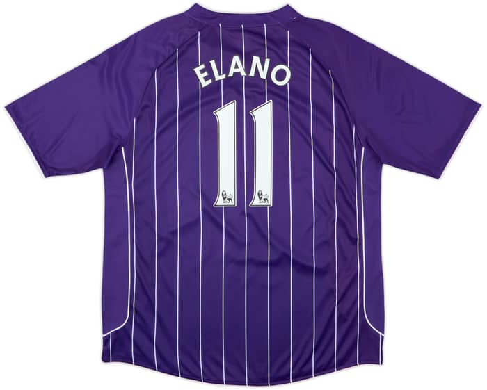2007-08 Manchester City Away Shirt Elano #11 - 9/10 - (XL)