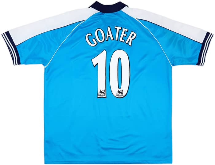 1999-01 Manchester City Home Shirt Goater #10 - 8/10 - (XXL)