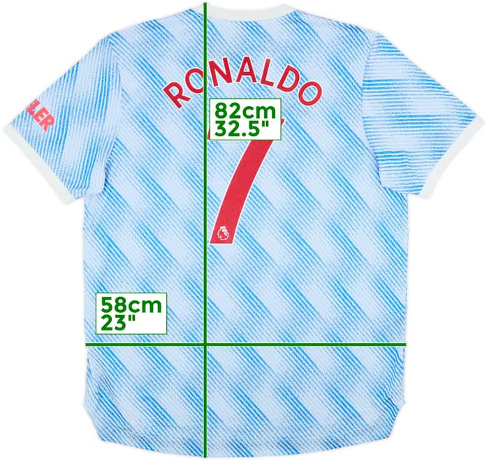 2021-22 Manchester United Authentic Away Shirt Ronaldo #7 - 10/10 - (XL)