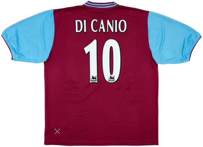 2001-03 West Ham Home Shirt Di Canio #10 - 6/10 - (XL)