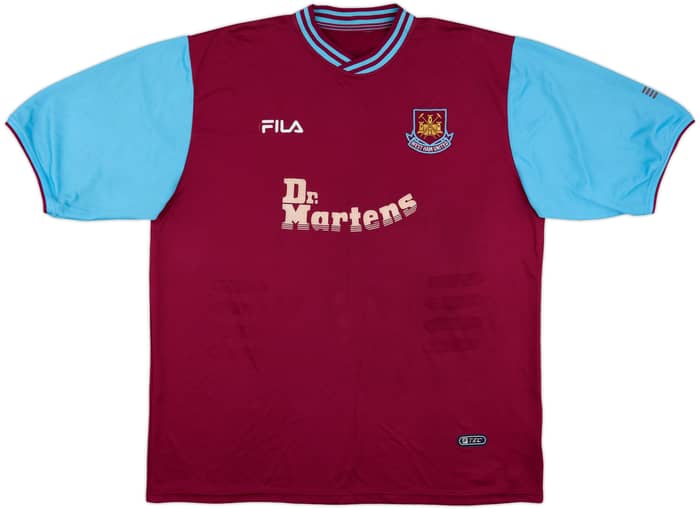 2001-03 West Ham Home Shirt Di Canio #10 - 6/10 - (XL)