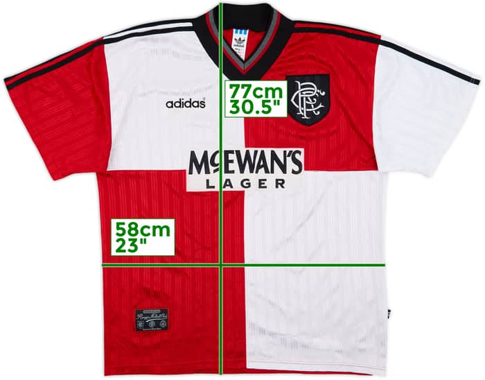 1995-96 Rangers Away Shirt - 7/10 - (XL)