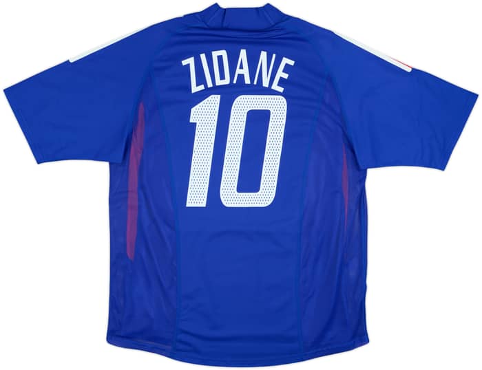 2002-04 France Player Issue Home Shirt Zidane #10 - 8/10 - (L)