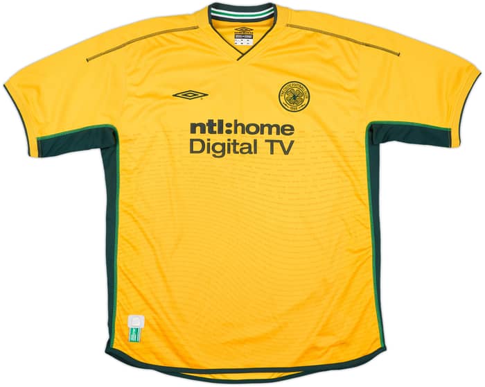 2002-03 Celtic Away Shirt Larsson #7 - 8/10 - (XL)