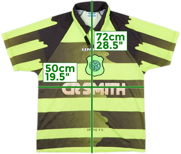 1996-97 Celtic Away Shirt - 5/10 - (M)