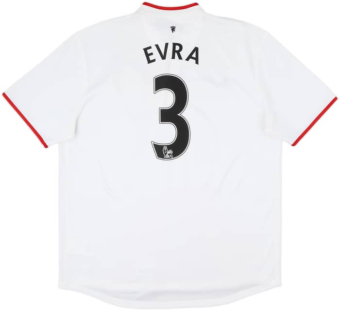 2012-14 Manchester United Away Shirt Evra #3 - 8/10 - (XL)