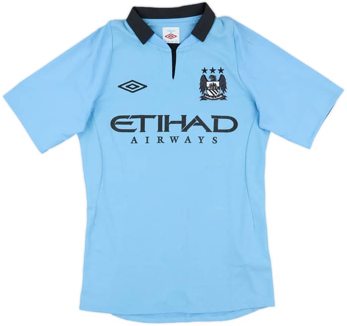 2012-13 Manchester City Home Shirt Silva #21 - 6/10 - (S)