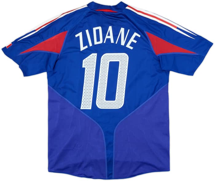 2004-06 France Player Issue Home Shirt Zidane #10 - 7/10 - (L)