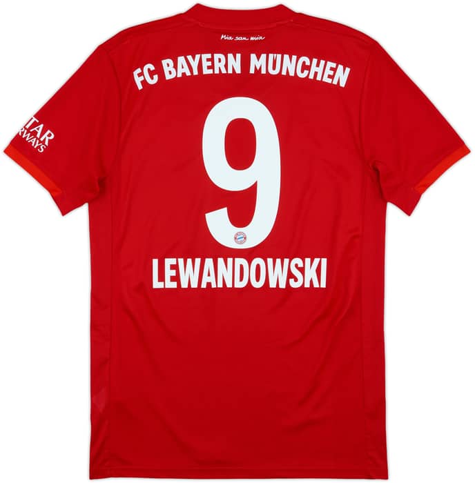 2019-20 Bayern Munich Home Shirt Lewandowski #9 - 8/10 - (S)