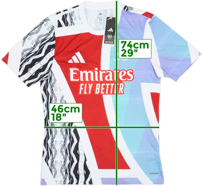 2024-25 Arsenal adidas Pre-Match Shirt (M)