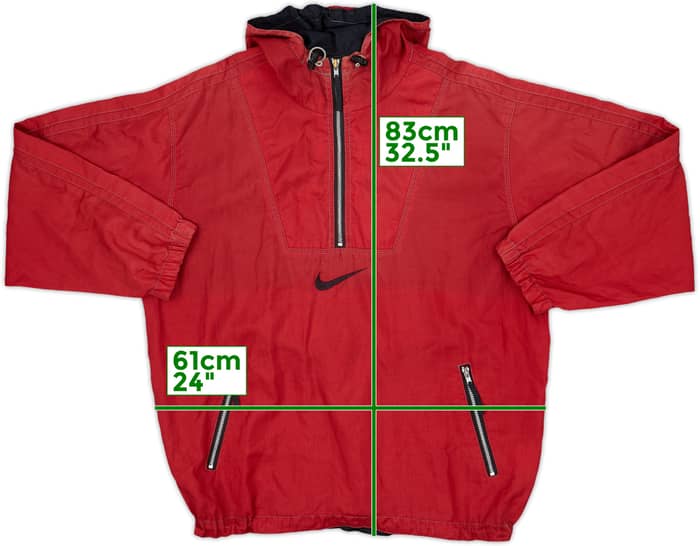 1996-97 South Korea Nike 1/4 Zip Drill Top - 7/10 - (M)