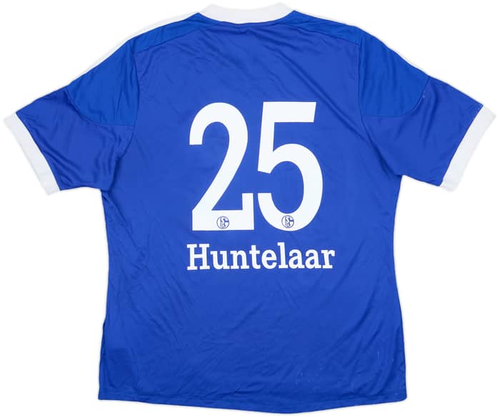 2012-14 Schalke Home Shirt Huntelaar #25 - 4/10 - (XL)