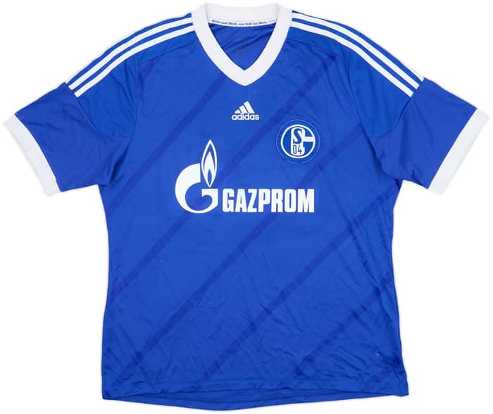 2012-14 Schalke Home Shirt Huntelaar #25 - 4/10 - (XL)
