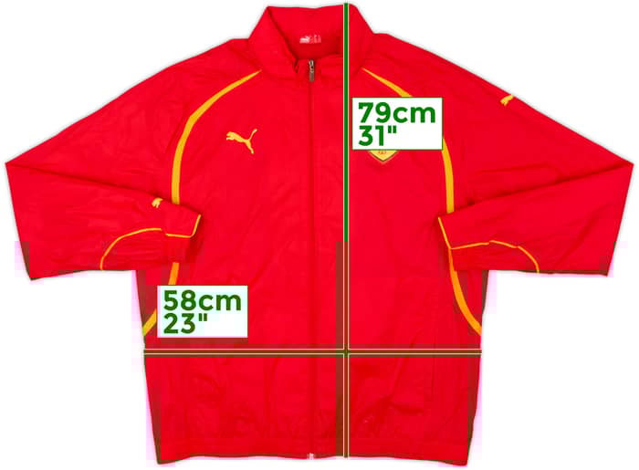 2010-12 Angola Puma Hooded Rain Jacket - 8/10 - (L)