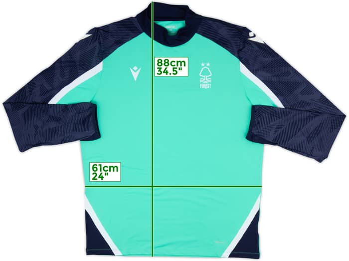 2022-23 Nottingham Forest Macron 1/4 Zip Drill Top - 9/10 - (4XL)