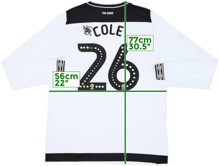 2018-19 Derby County Home L/S Shirt Cole #26 (XL)