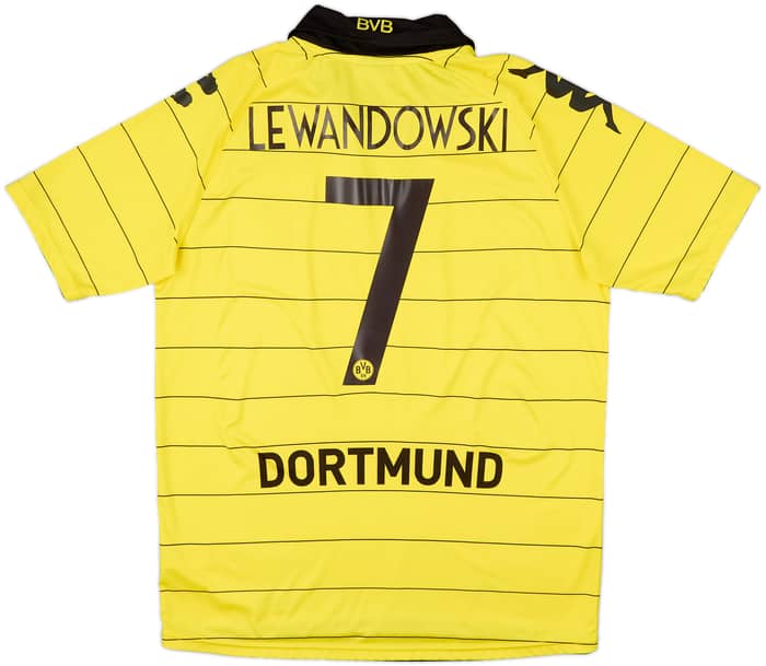 2010-11 Borussia Dortmund Home Shirt Lewandowski #7 - 6/10 - (L)