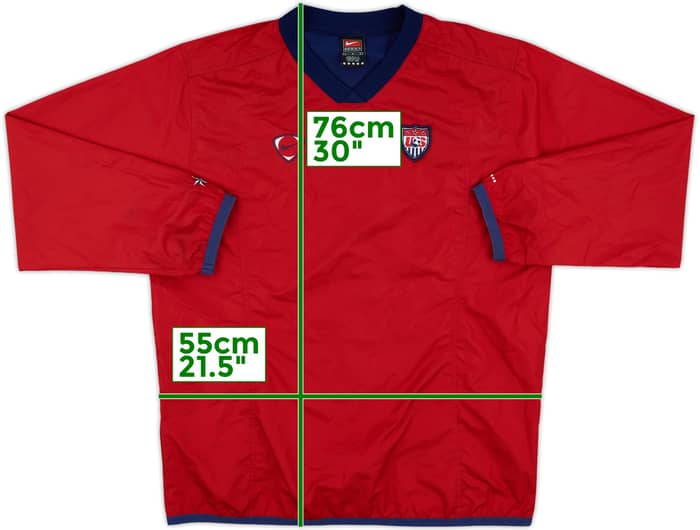 2002-03 USA Nike Drill Top - 9/10 - (L)