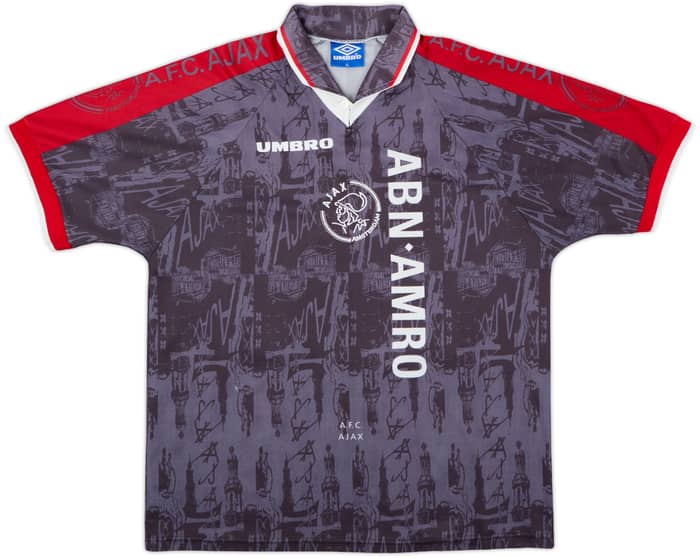 1996-97 Ajax Away Shirt Kluivert #9 - 8/10 - (XL)