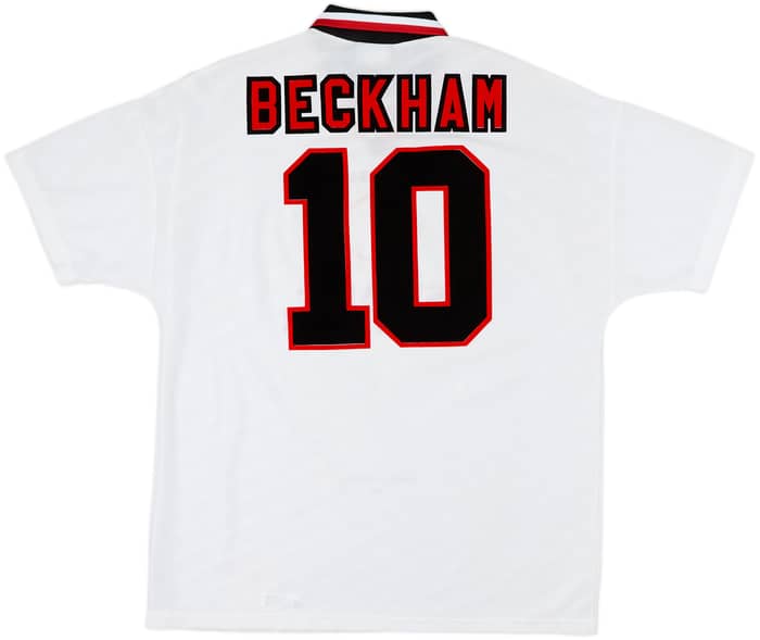 1996-97 Manchester United Away Shirt Beckham #10 - 7/10 - (XL)