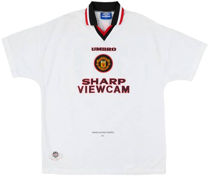 1996-97 Manchester United Away Shirt Beckham #10 - 7/10 - (XL)