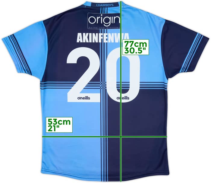 2020-22 Wycombe Wanderers Home Shirt Akinfenwa #20 - 8/10 - (XL)