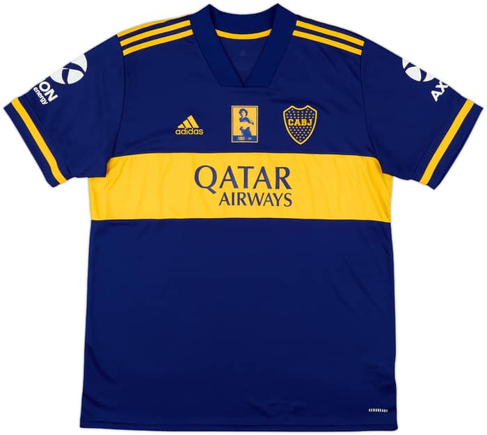 2020-21 Boca Juniors Home Shirt Maradona #10 - 7/10 - (XL)