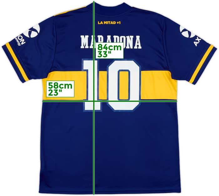 2020-21 Boca Juniors Home Shirt Maradona #10 - 7/10 - (XL)