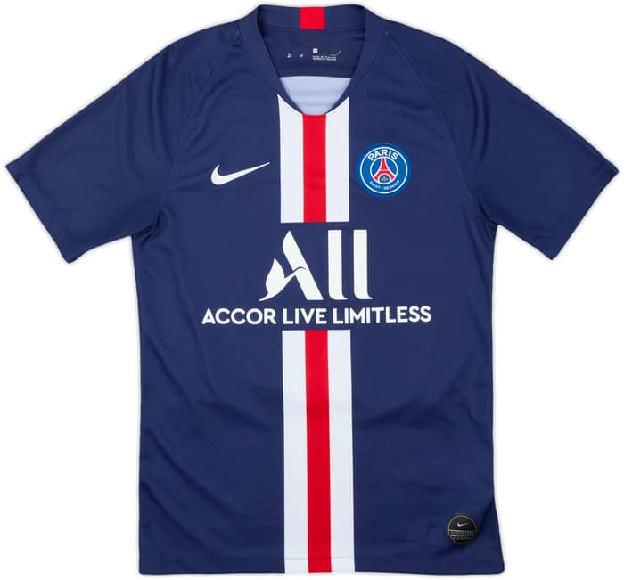 2019-20 Paris Saint-Germain Home Shirt Mbappe #7 - 9/10 - (S)