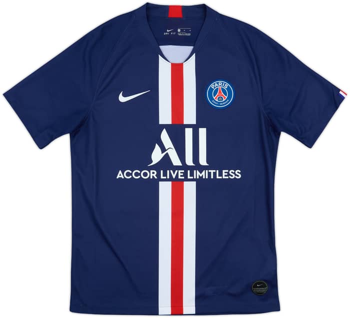 2019-20 Paris Saint-Germain Home Shirt Mbappe #7 - 10/10 - (M)