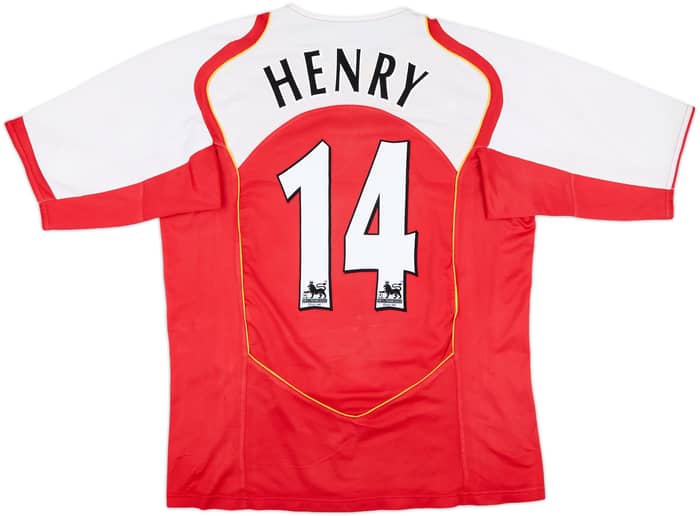 2004-05 Arsenal Home Shirt Henry #14 - 8/10 - (L)