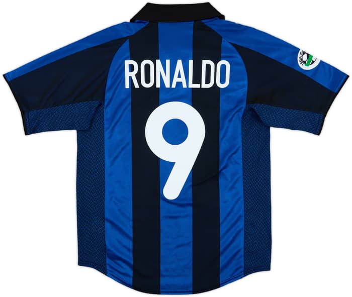 2001-02 Inter Milan Home Shirt Ronaldo #9 - 8/10 - (S)
