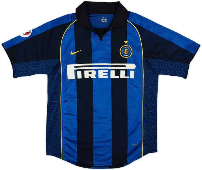 2001-02 Inter Milan Home Shirt Ronaldo #9 - 8/10 - (S)